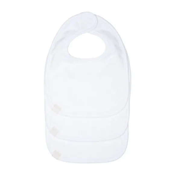 Lässig New Born Slabbetjes Wit 3 Stuks