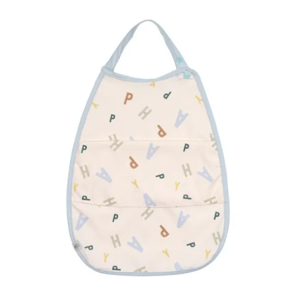 Lässig Slabbetje Medium - Happy Fruits - Light Blue