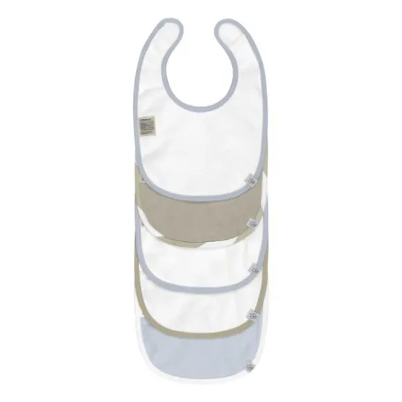 Lässig Slabbetjes Set van 5 - Happy Fruits - Peach/Pastel Lilac