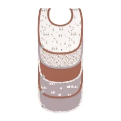 Lässig Tiny Farmer Goose Slabbetjes Lila 5 Stuks