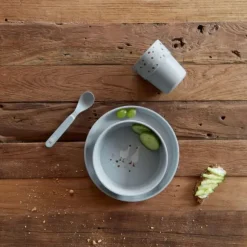 Lässig Tiny Farmer Sheep / Goose Dinerset Blue