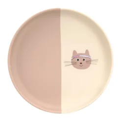 Lässig Tiny Team Cat Bord - Siliconen - Roze