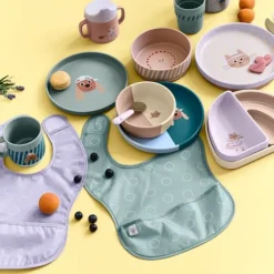 Lässig Tiny Team Dog Bord - PP/Cellulose - Blauw