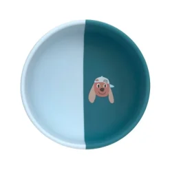 Lässig Tiny Team Dog Kommetje - Siliconen - Blauw