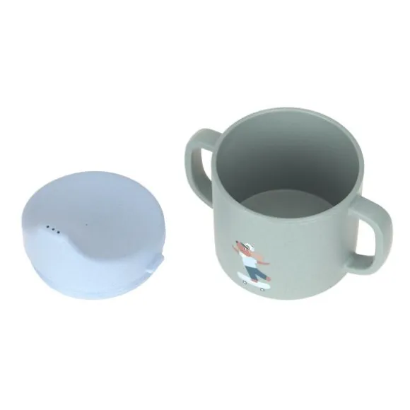 Lässig Tiny Team Dog Tuitbeker - PP/Cellulose - Groen/Blauw