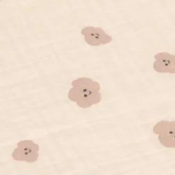 Lässig Tiny Team Swaddle & Burp Doeken - 3 Stuks - 60 x 60 cm - Mushroom