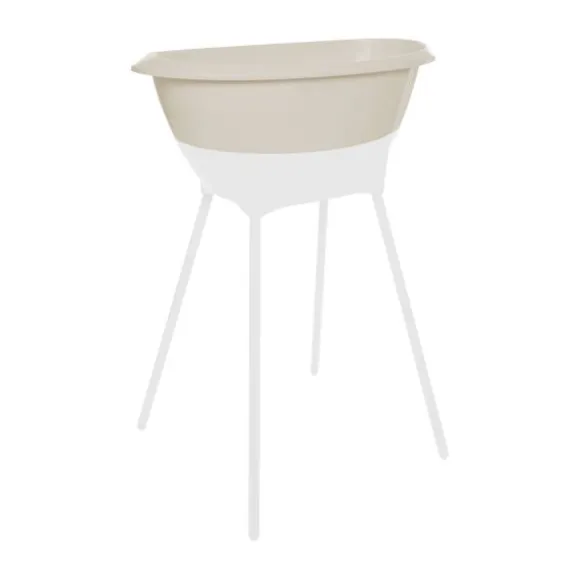 Luma Badje + Badstandaard - Almond/White