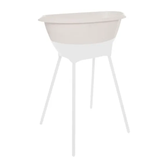 Luma Badje + Badstandaard - Almond/White