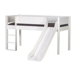 Manis-h Combinatie Halfhoog Bed Met Lattenbodem - LOKE - 90x160 cm