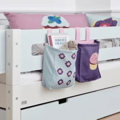 Manis-h Combinatiebed Met Lattenbodem En 2 Lades - MIMER - 90x200 cm