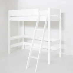 Manis-h GRETE Combi Hoogslaper Met Schuine Ladder - 90 x 200 cm