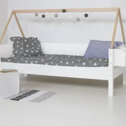 Manis-h SAGA Combinatie Huisbed Met Lattenbodem - 90 x 200 cm