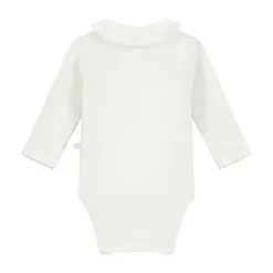 Mats & Merthe Charlotte Overslagromper Lange Mouw Off White 1 Mnd