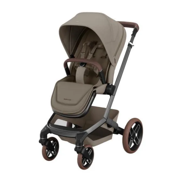 Maxi-Cosi Fame Kinderwagen 4-in-1 - Twillic Truffle | Maxi-Cosi Pebble 360 Pro 2 Autostoeltje | FamilyFix 360 Pro