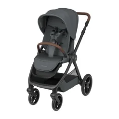 Maxi-Cosi Oxford+ Kinderwagen 3-in-1 - Twillic Graphite | Maxi-Cosi Pebble S Autostoeltje - Tonal Black