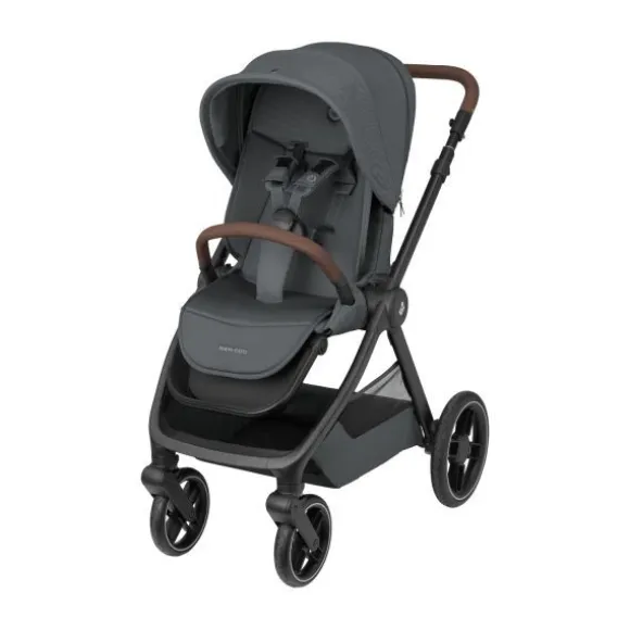 Maxi-Cosi Oxford+ Kinderwagen 3-in-1 - Twillic Graphite | Maxi-Cosi Pebble S Autostoeltje - Tonal Black