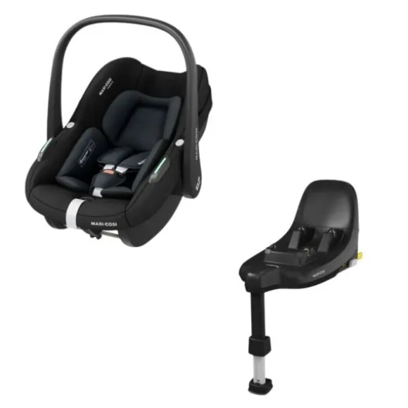 Maxi-Cosi Pebble S Autostoeltje - Tonal Black | Maxi-Cosi FamilyFix S