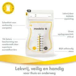 Medela Moedermelkbewaarzakjes met schenktuit - 210 ml - 25 stuks