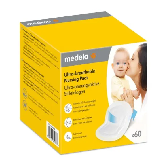 Medela Zoogcompressen - Ultra-Ademend - 60 Stuks