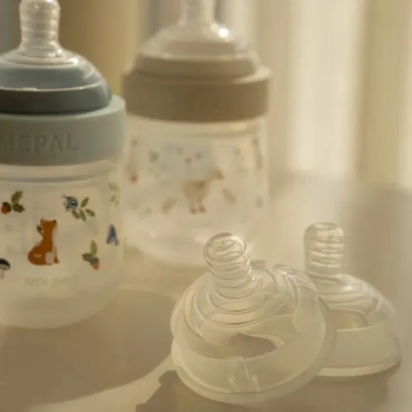 Mepal Mio Flesspeen Fast Flow - 2 Stuks - Helder