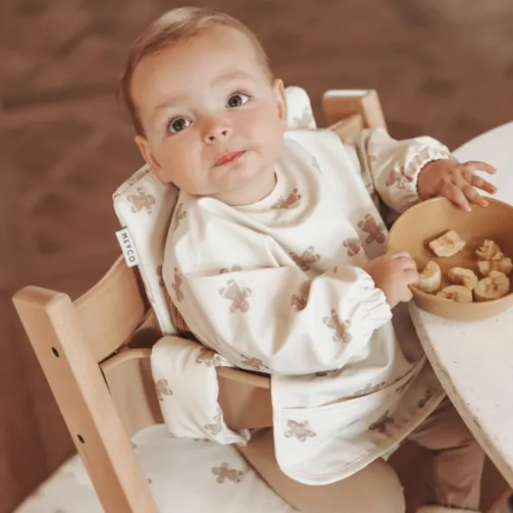 Meyco Baby Gingerbread Mouwslab - Soft Sand