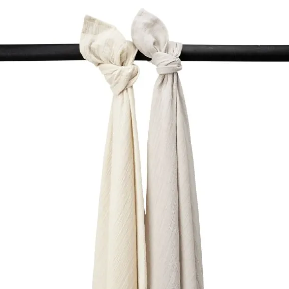 Meyco Baby Hydrofiele Monddoekjes - 3 Stuks - Offwhite/Soft Sand/Taupe