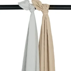 Meyco Baby Hydrofiele Monddoekjes - 3 Stuks - Offwhite/Soft Sand/Taupe