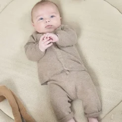 Meyco Baby Knots Boxkleed Rond - ⌀95cm - Soft Sand