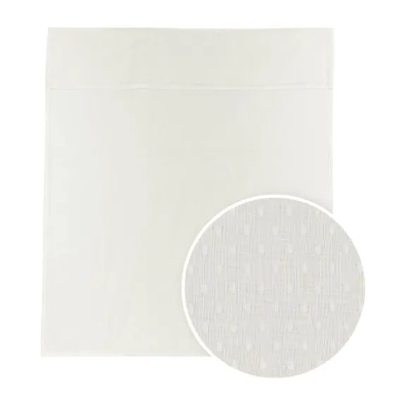 Meyco Baby Plume Ledikantlaken - 100 x 150 cm - Offwhite