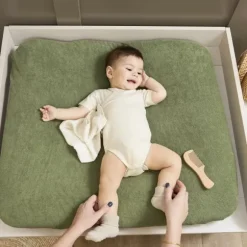 Meyco Baby Popcorn Monddoekjes - 6 Stuks - 30 x 30 cm - Naturel/Soft Sand