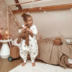 Meyco Baby Slaapzak Jumper Winter Robin Multicolour 104 cm