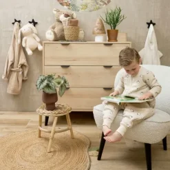 Meyco Baby Slaapzak Jumper Winter Penguin Soft Sand 80 cm