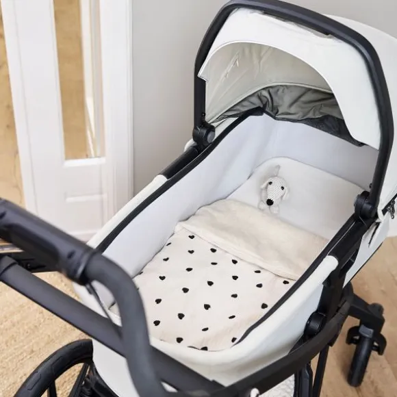 Meyco Baby Sweet Heart Wiegdeken - 75 x 100 cm - Pre-Washed Hydrofiel - Soft Sand