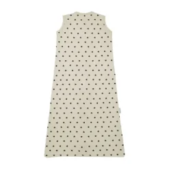 Meyco Baby Sweet Heart Zomerslaapzak - 110 cm - Soft Sand/Black