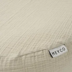 Meyco Baby Uni Relaxhoes Voedingskussen - Pre-Washed Hydrofiel - Soft Olive