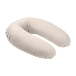 Meyco Baby Uni Relaxhoes Voedingskussen - Pre-Washed Hydrofiel - Soft Olive