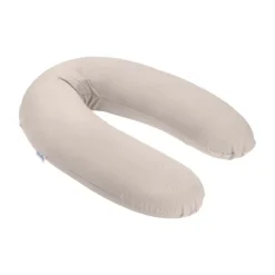 Meyco Baby Uni Relaxhoes Voedingskussen - Pre-Washed Hydrofiel - Soft Olive