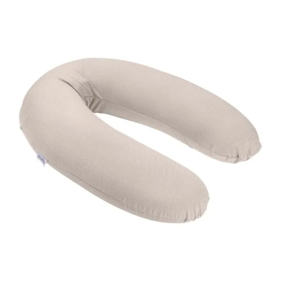 Meyco Baby Uni Relaxhoes Voedingskussen - Pre-Washed Hydrofiel - Soft Olive