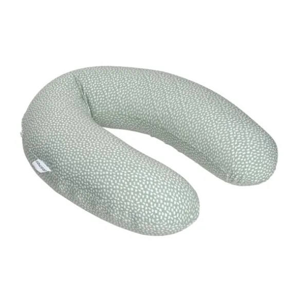 Meyco Baby Uni Relaxhoes Voedingskussen - Pre-Washed Hydrofiel - Soft Olive