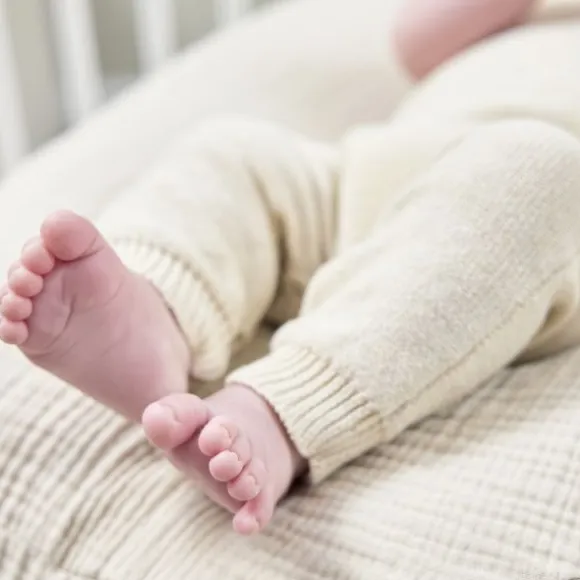 Meyco Baby Uni Relaxhoes Voedingskussen - Pre-Washed Hydrofiel - Soft Olive