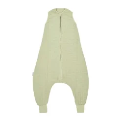 Meyco Baby Uni Zomer Slaapoverall Jumper - 104 cm - Pre-Washed Hydrofiel - Soft Olive