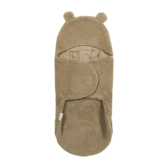 Meyco Bear Wikkeldeken - Teddy - Warm Brown