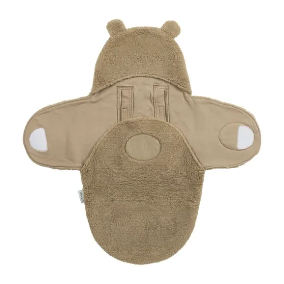Meyco Bear Wikkeldeken - Teddy - Warm Brown