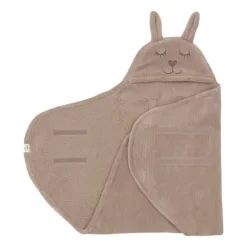 Meyco Bear Wikkeldeken - Teddy - Warm Brown