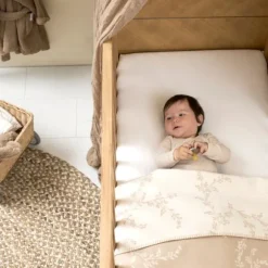 Meyco Branches Ledikantdeken - 100 x 150 cm - Sand