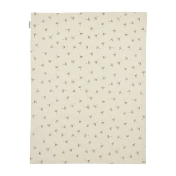 Meyco Deken Borduur Pre-Washed - Ginkgo - Soft Sand - 100 x 150 cm