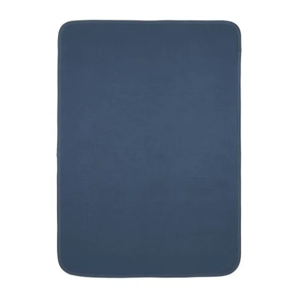 Meyco Deken Gebreid - Pure - 100 x 150 cm - Jacquard - Indigo