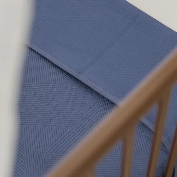 Meyco Deken Gebreid - Pure - 100 x 150 cm - Jacquard - Indigo