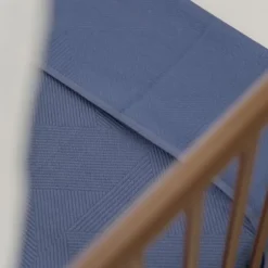 Meyco Deken Gebreid - Pure - 75 x 100 cm - Jacquard - Indigo