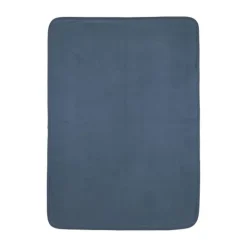Meyco Gebreide Jacquard Flannel Deken - Pure - 100x150 cm - Pure Indigo